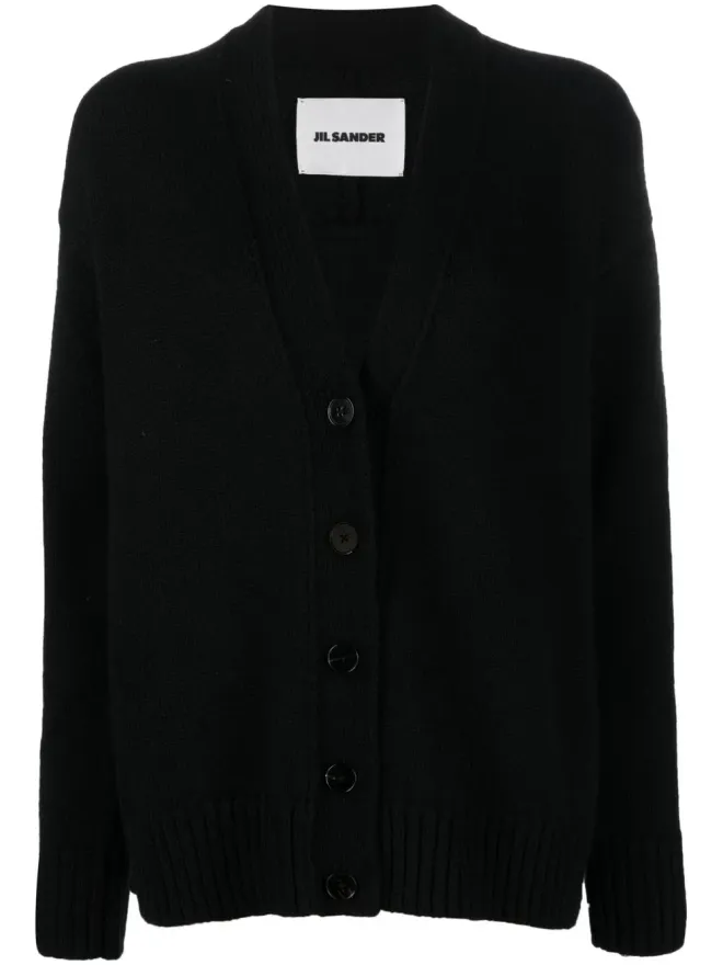 Jil Sander Jil Sander Vネック前ボタン留めカーディガンの商品画像