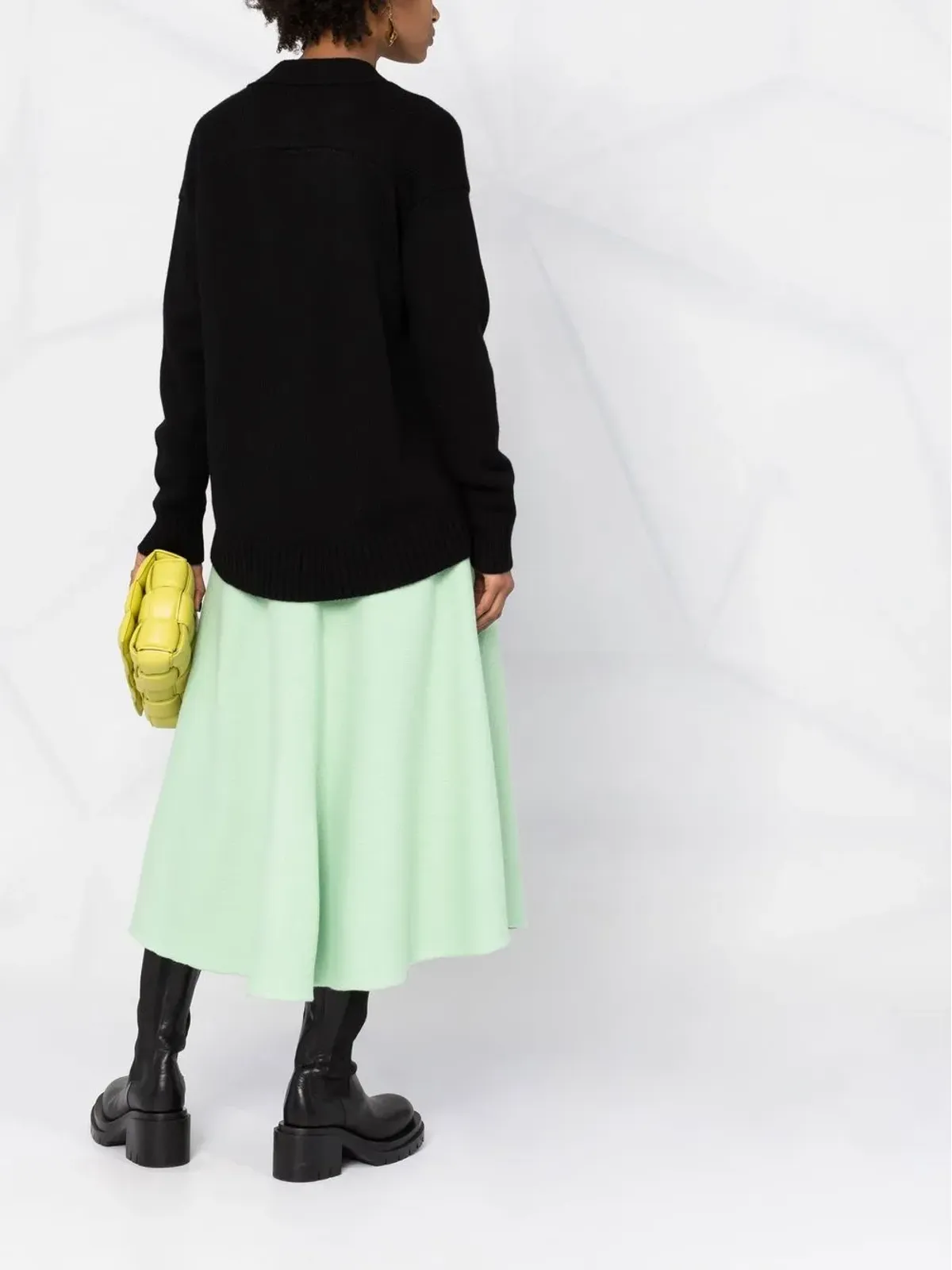 Jil Sander Vネック前ボタン留めカーディガン - 画像4