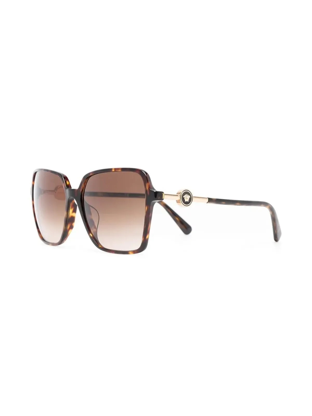 Versace Eyewear メデューサモチーフのスクエアサングラス - 画像2
