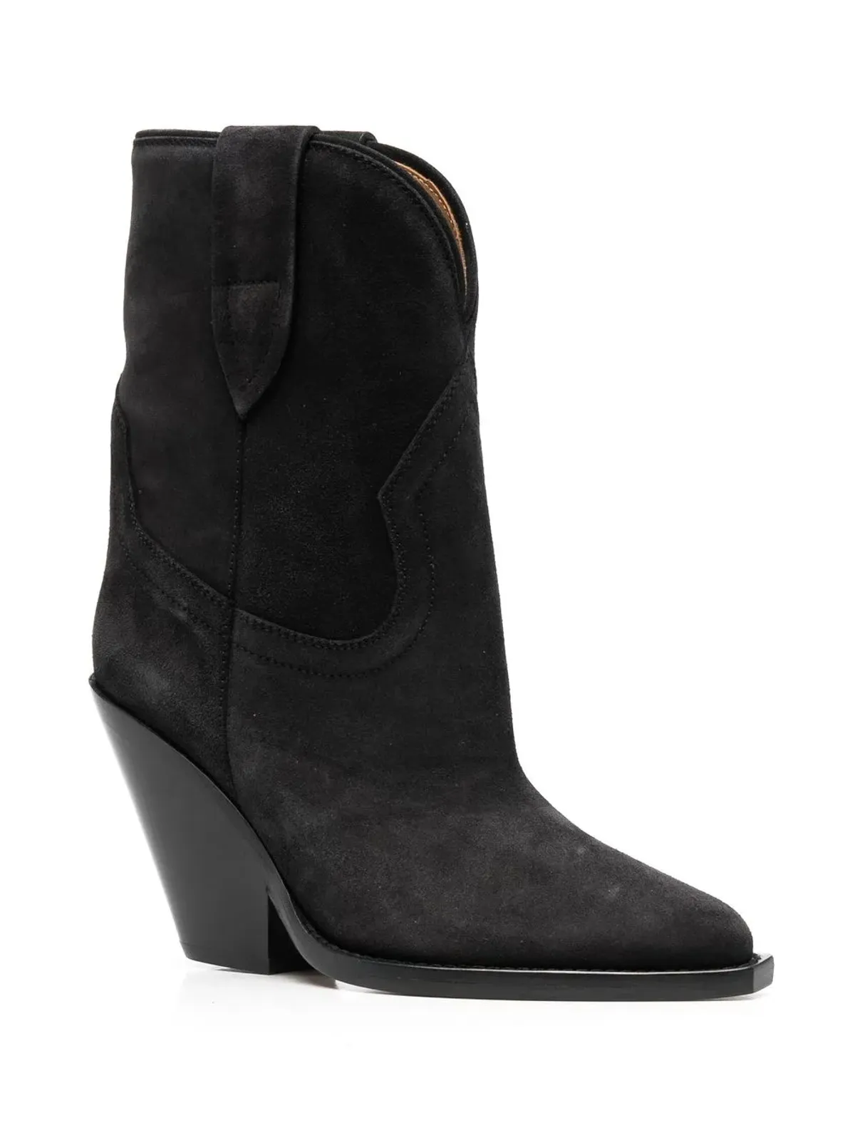 ISABEL MARANT レヤネ 90mm スエード ブーツ（ブラック） - 画像2