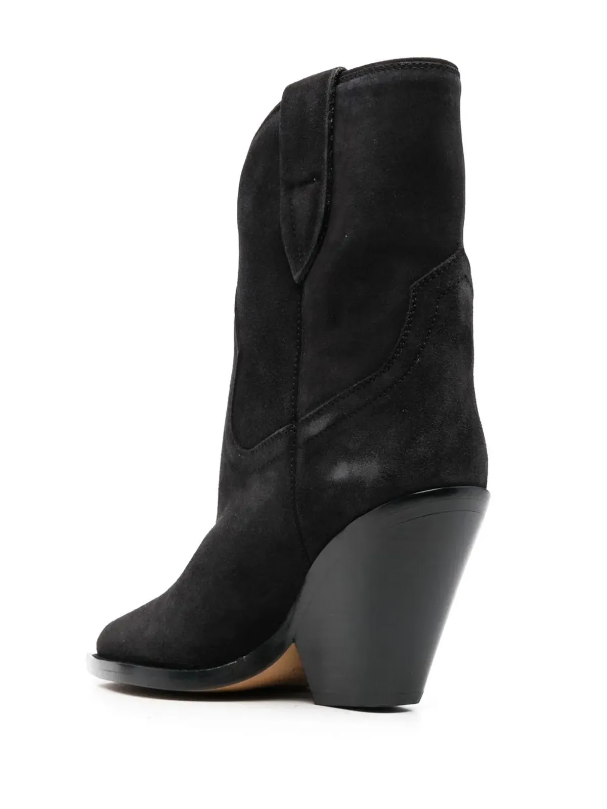 ISABEL MARANT レヤネ 90mm スエード ブーツ（ブラック） - 画像3