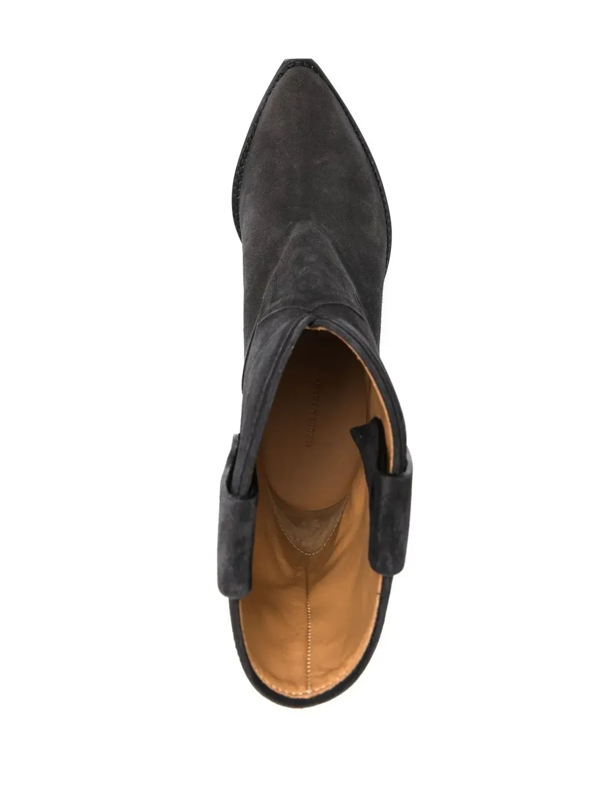 ISABEL MARANT レヤネ 90mm スエード ブーツ（ブラック） - 画像4