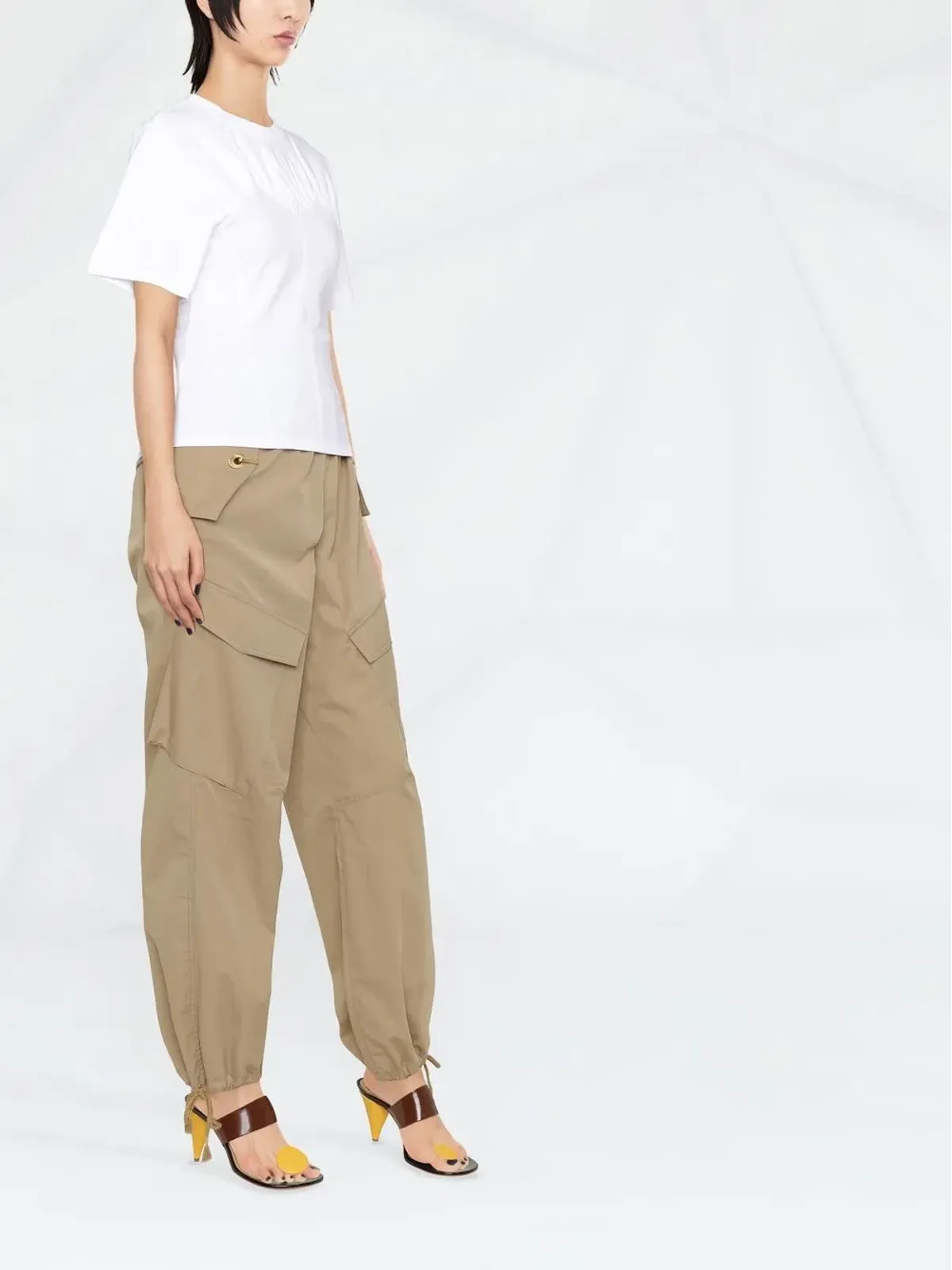 ISABEL MARANT ザジー パネルドTシャツ - 画像3