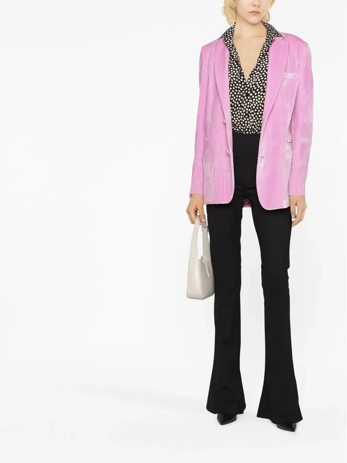 ETRO ペイズリープリントベルベットブレザー - 画像1