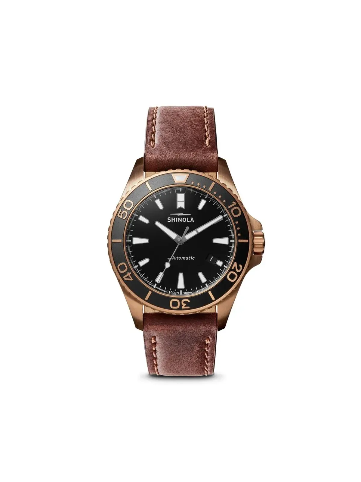 Shinola The Bronze Monster 43mm - Black - 画像1