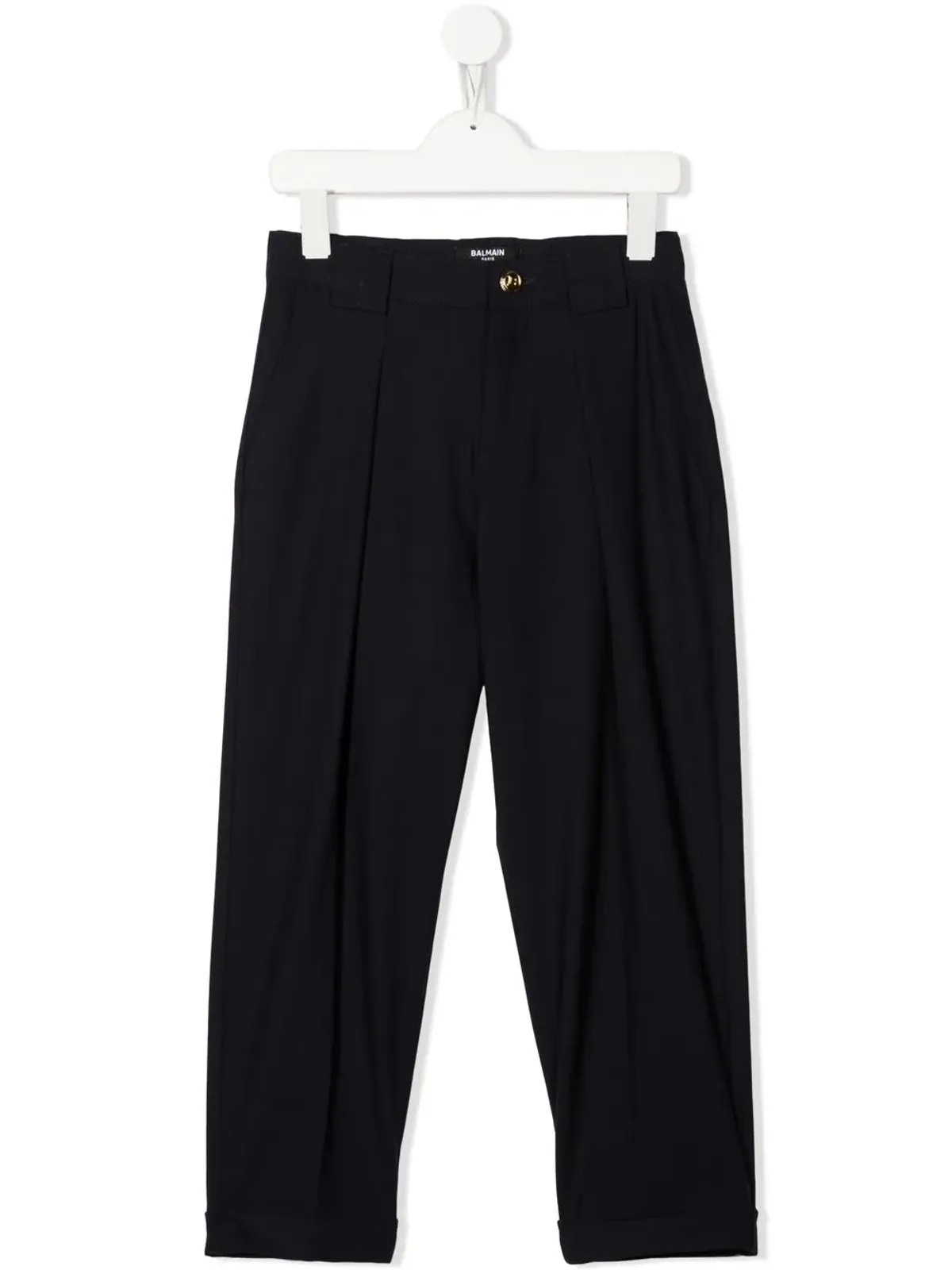 Balmain Kids ストレートレッグ トラウザー ブルー - 画像1