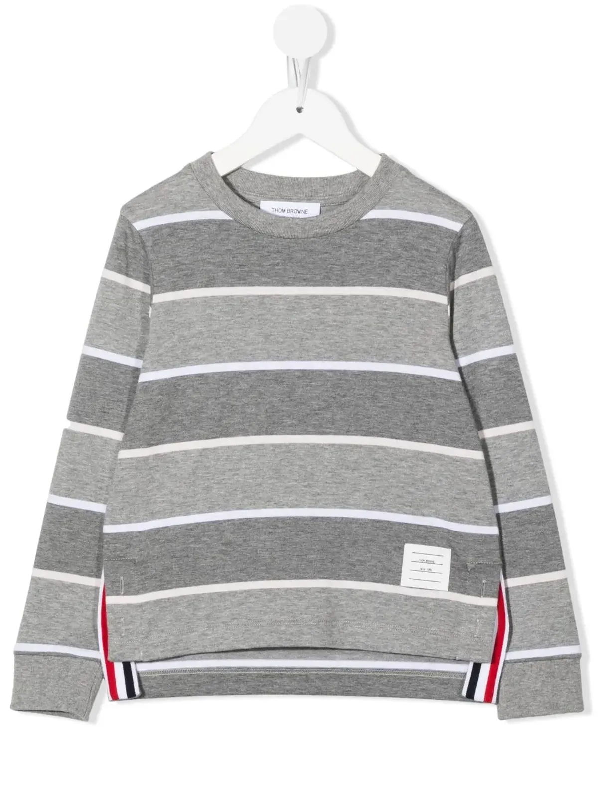 Thom Browne Kids クルーネックストライプスウェットシャツ - 画像1