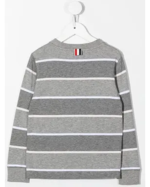 Thom Browne Kids クルーネックストライプスウェットシャツ - サムネイル2