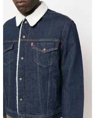 Levi's シアーリングライニングデニムジャケット - サムネイル5