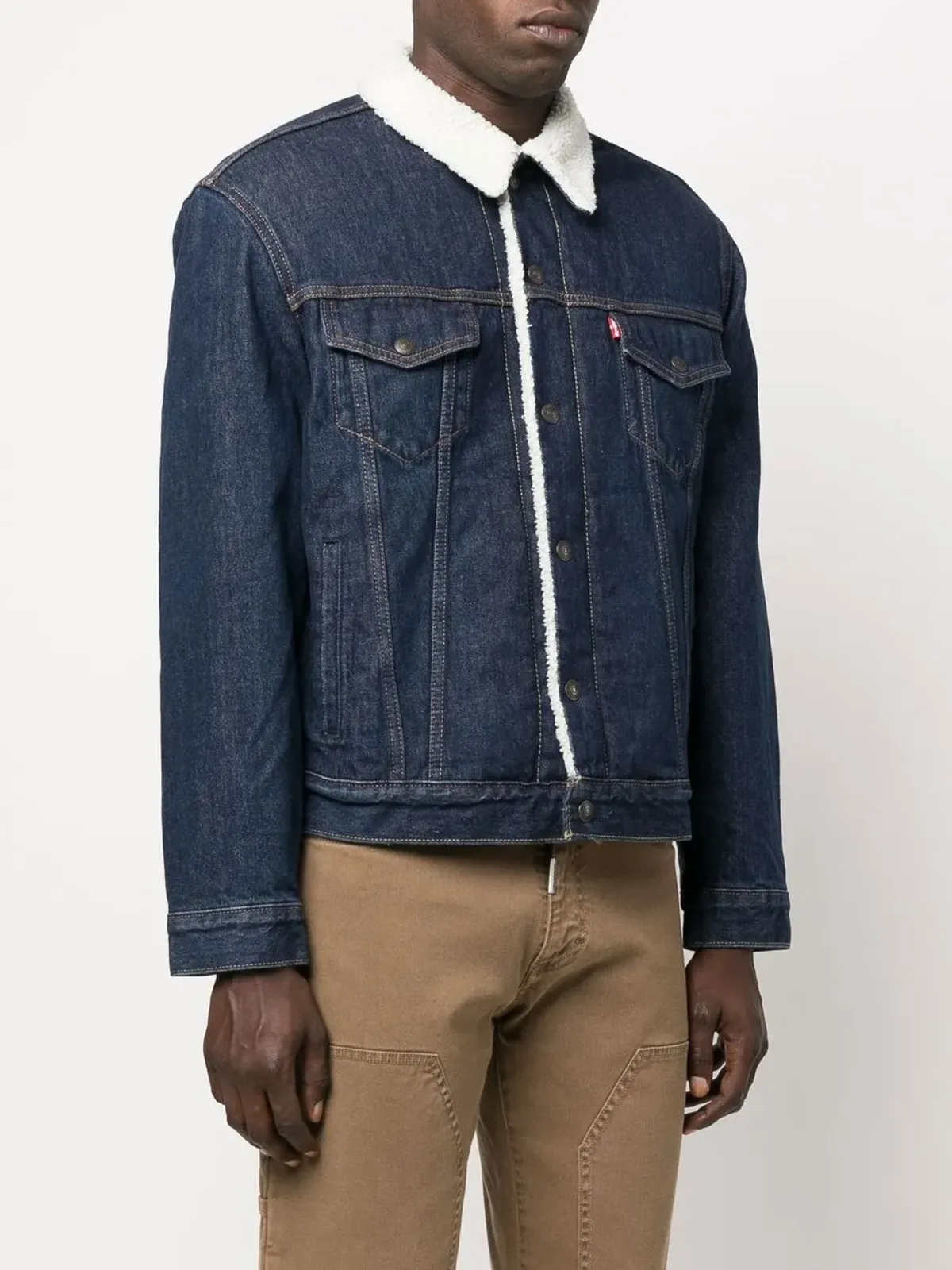 Levi's シアーリングライニングデニムジャケット - 画像3
