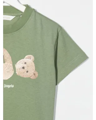 Palm Angels Kids ベアプリント半袖Tシャツ - サムネイル3
