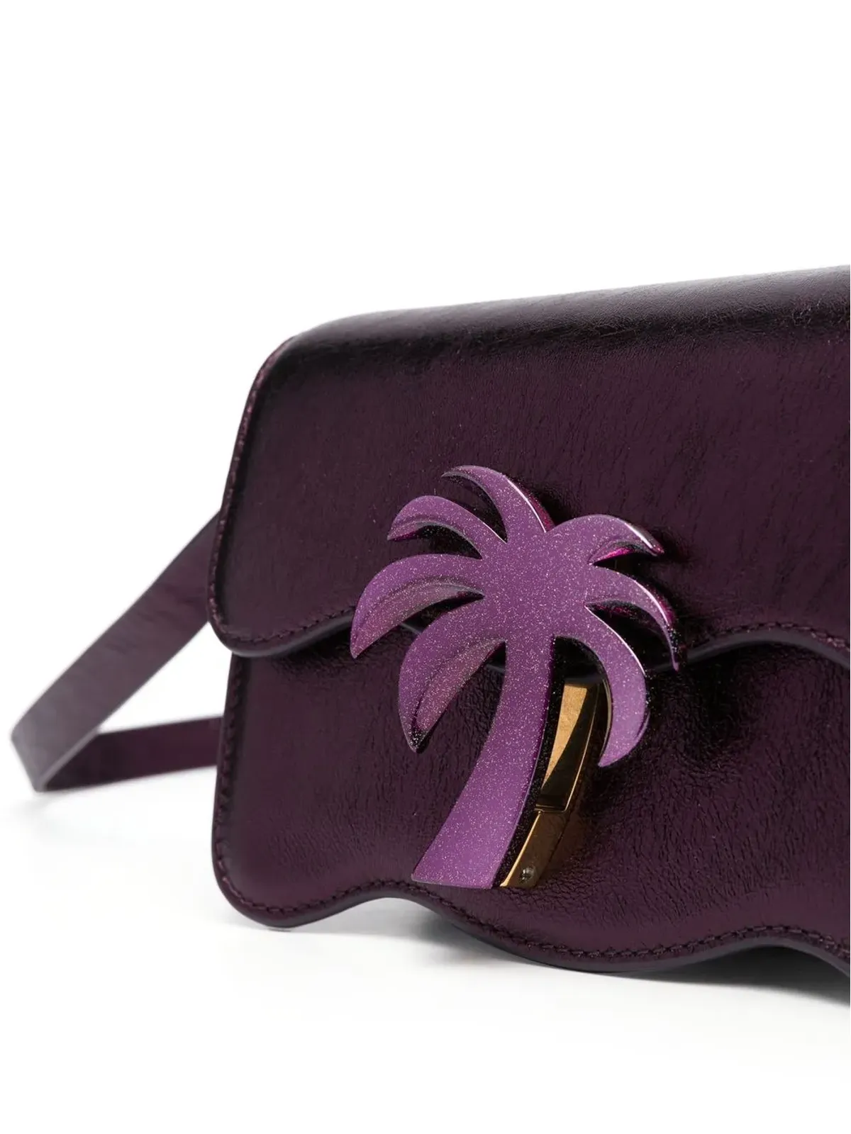 Palm Angels Palm Beach クロスボディバッグ パープル - 画像5