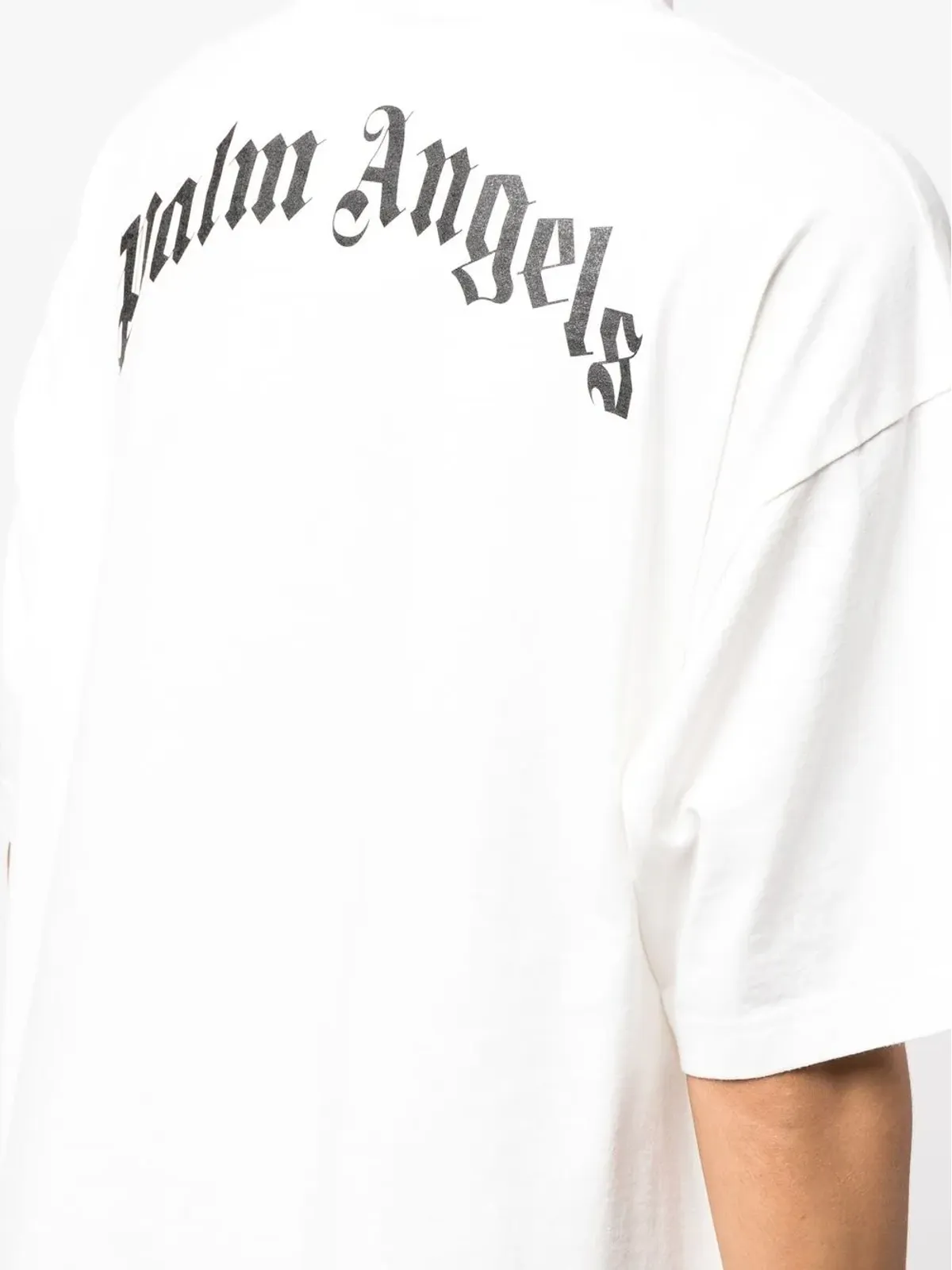 Palm Angels ロゴプリントTシャツドレス - White - 画像5