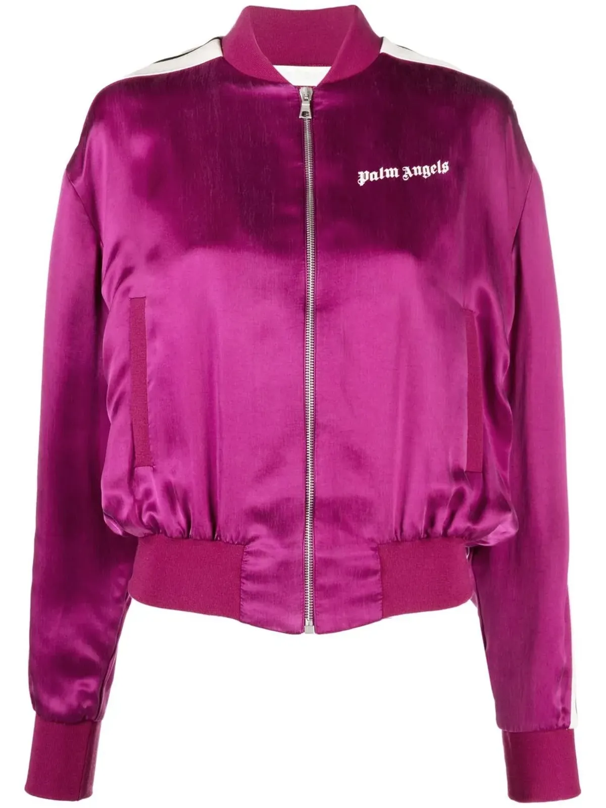 Palm Angels ジップファスナー付きボンバージャケット - ピンク - 画像1