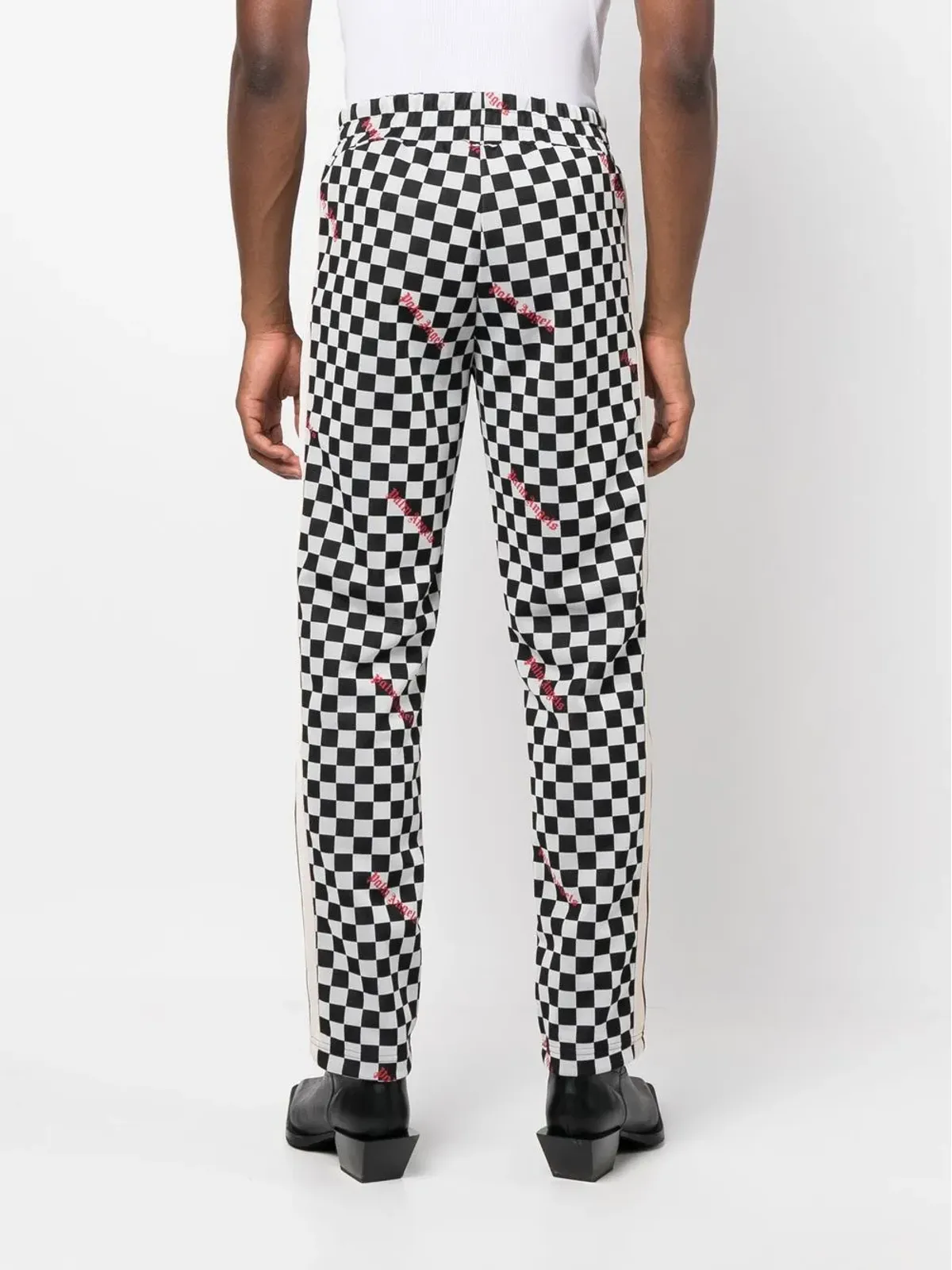 Palm Angels ジャカード ダミエ クラシック トラックパンツ - 画像4