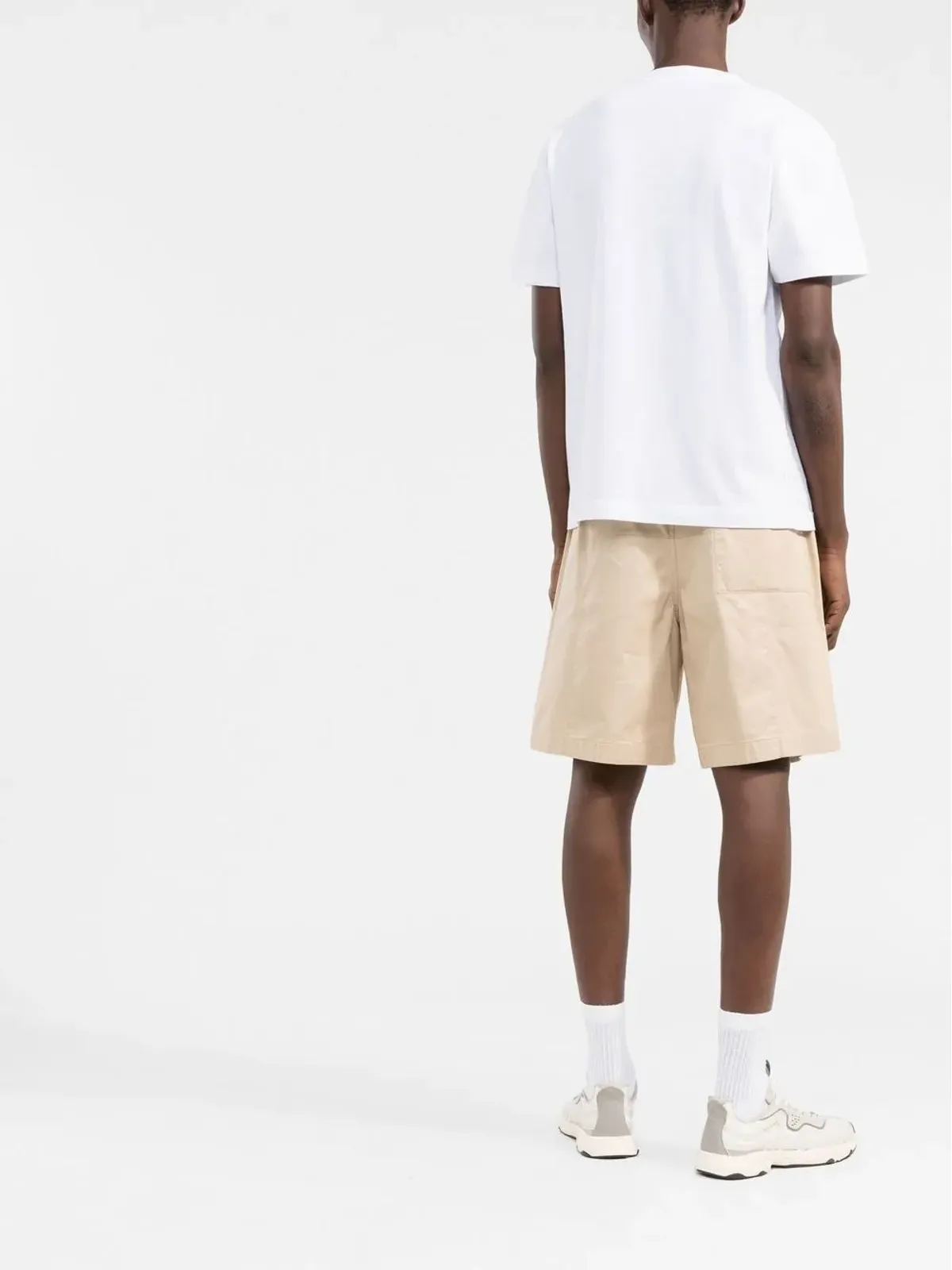 Palm Angels パームツリー柄コットンTシャツ - ホワイト - 画像4