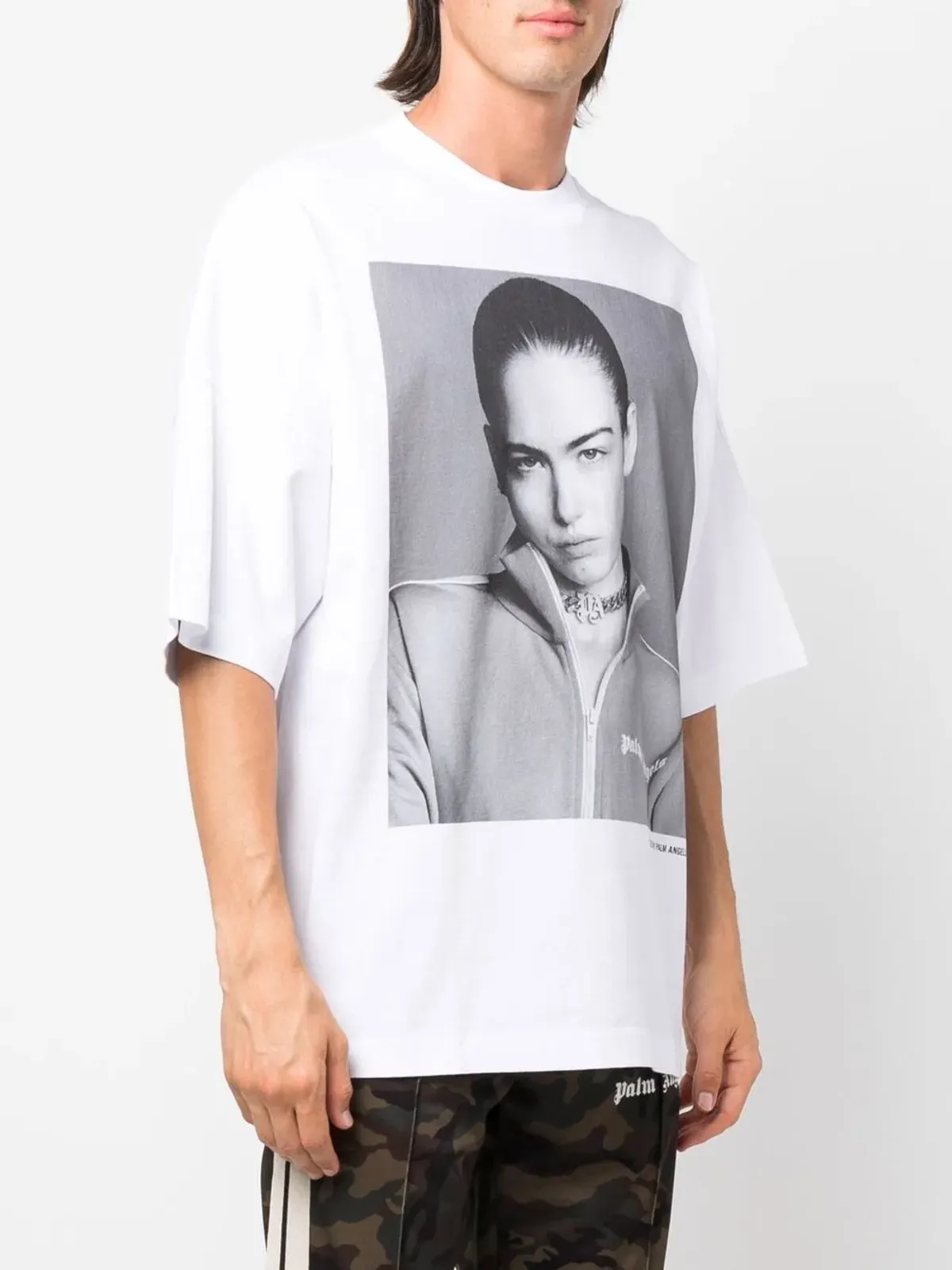 Palm Angels x Sims 写真プリント Tシャツ - 画像3