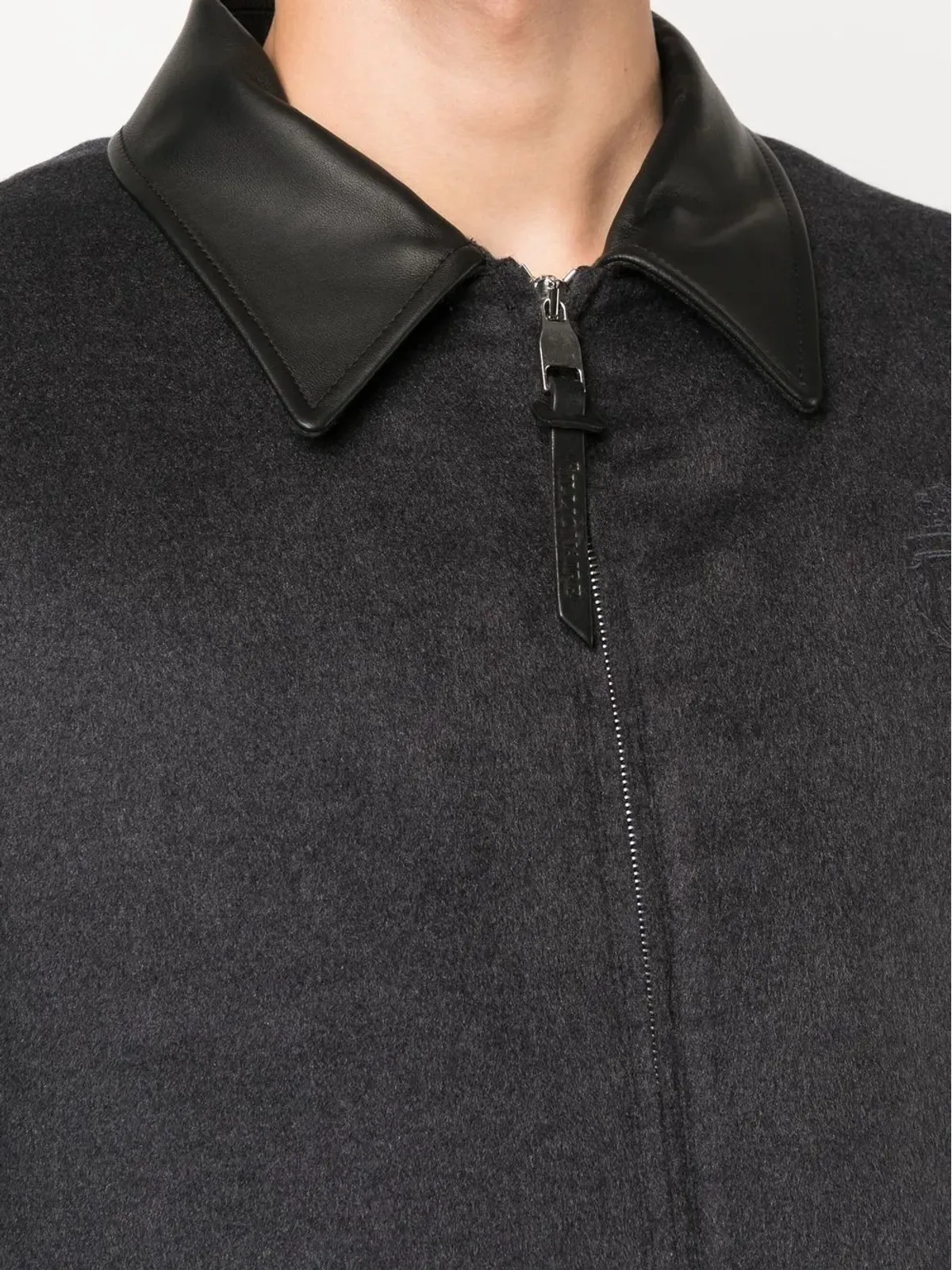 Billionaire crest-print silk bomber jacket - Grey - 画像5