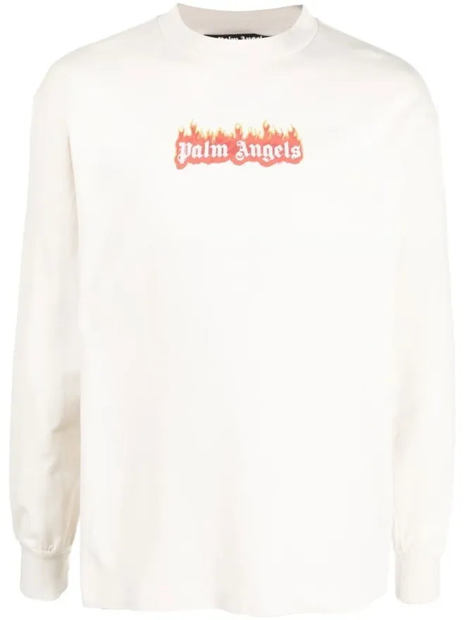 Palm Angels Palm Angels ロゴプリント クルーネック スウェットシャツの商品画像