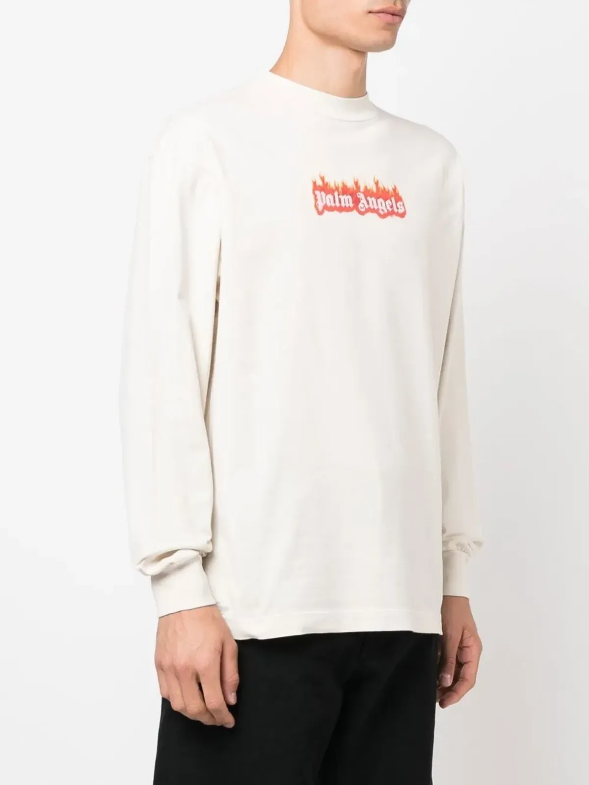 Palm Angels ロゴプリント クルーネック スウェットシャツ - 画像3