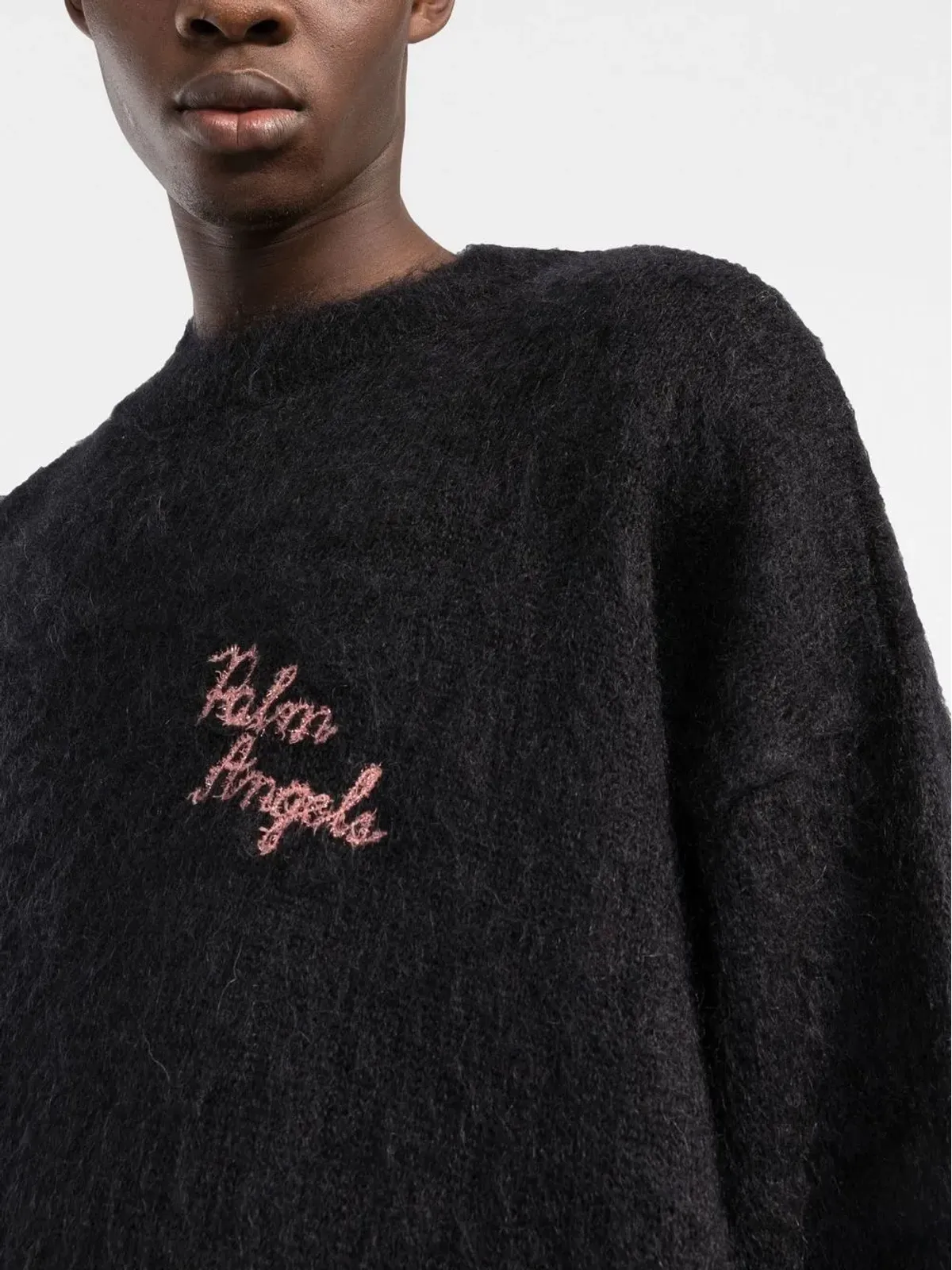 Palm Angels パームモチーフ クルーネック セーター - ブラック - 画像5