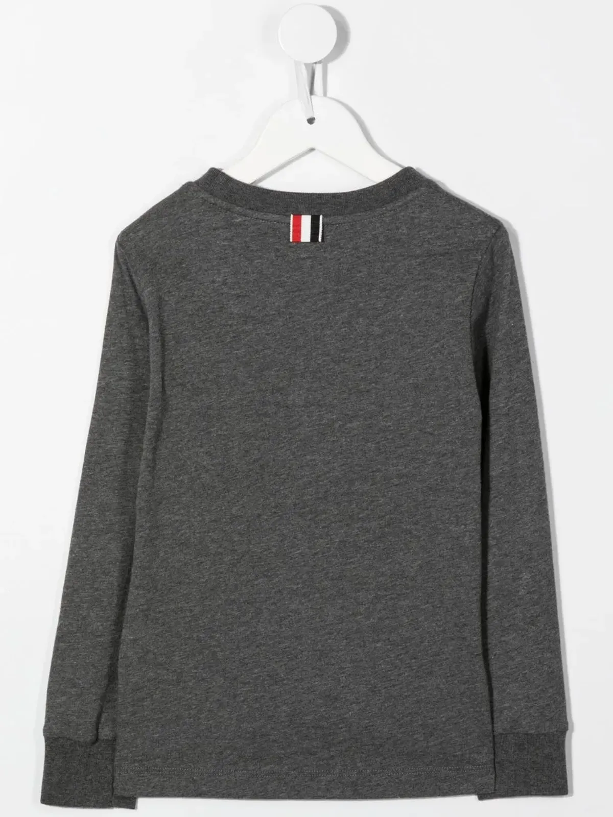Thom Browne Kids ロングスリーブ コットンTシャツ - グレー - 画像2