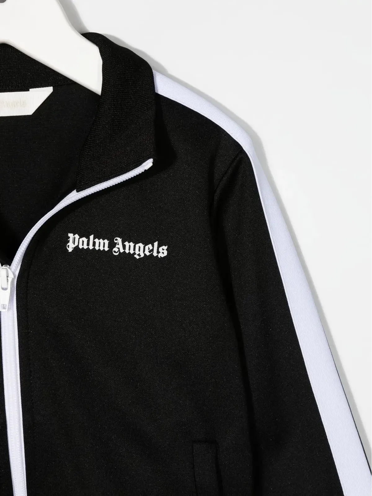 Palm Angels Kids ロゴプリント ジップ付きスウェットシャツ - 画像3