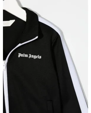 Palm Angels Kids ロゴプリント ジップ付きスウェットシャツ - サムネイル3