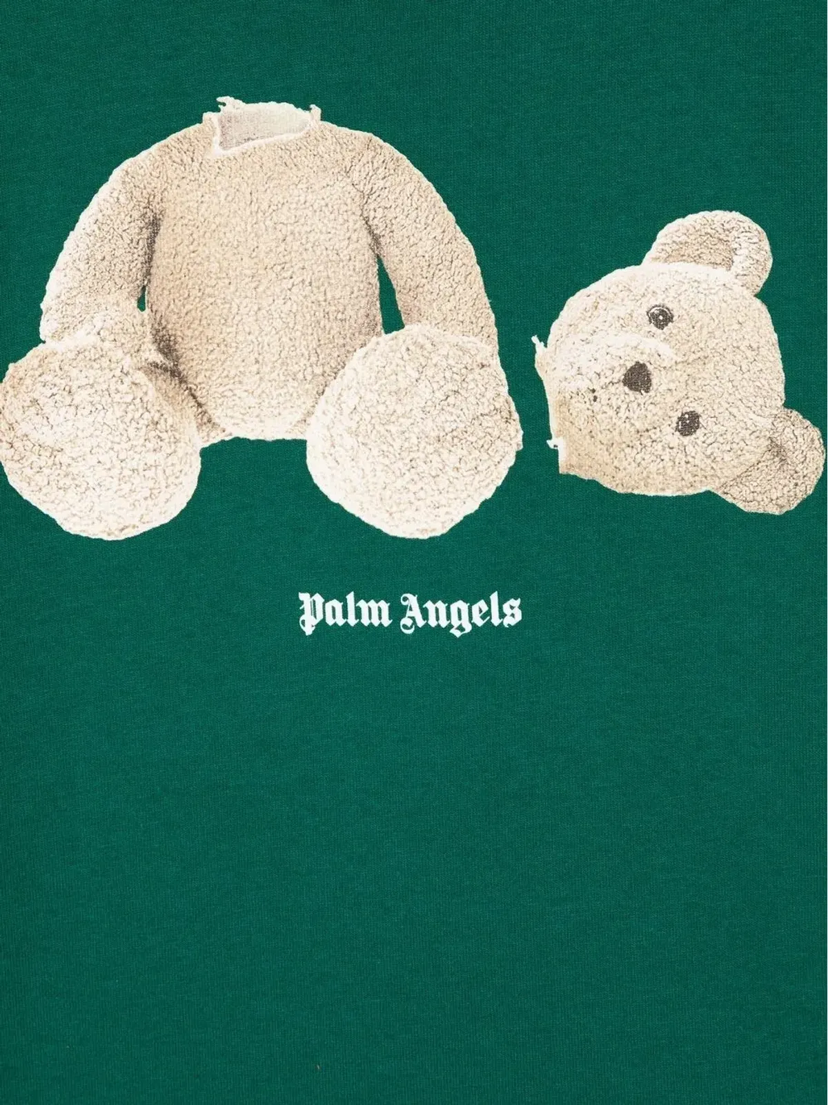 Palm Angels Kids テディベアプリント Tシャツ - 画像3