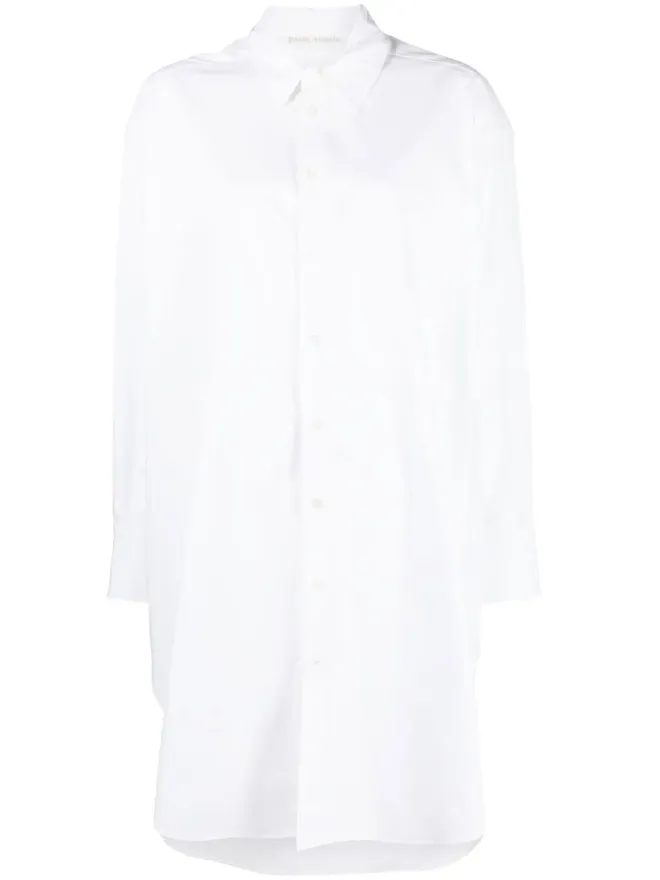 Palm Angels Palm Angels ラインストーンロゴ シャツドレスの商品画像