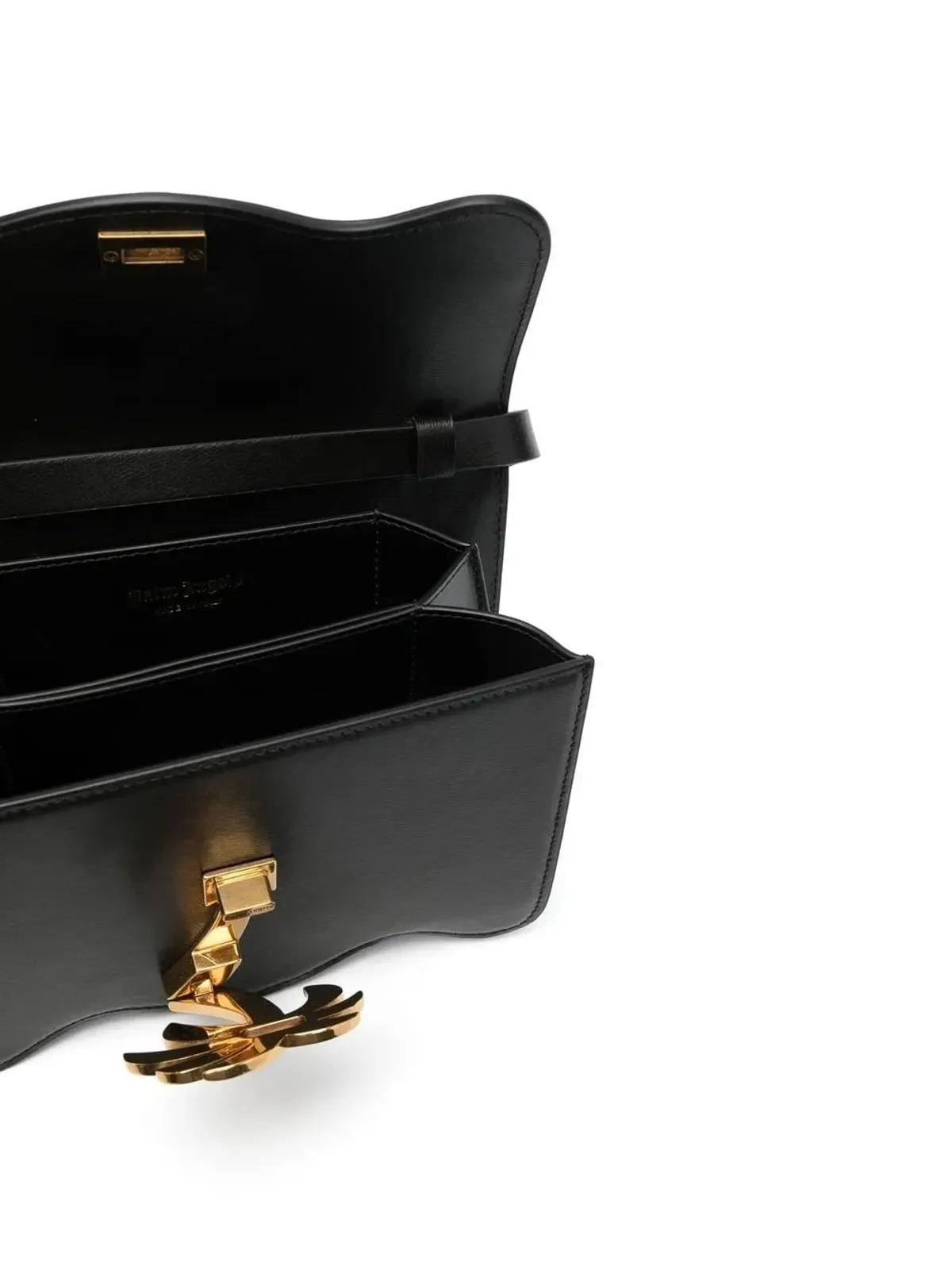 Palm Angels パームモチーフ レザーショルダーバッグ - 画像5