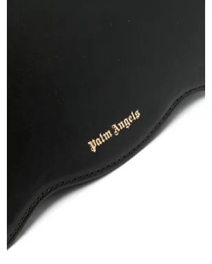 Palm Angels パームモチーフ レザーショルダーバッグ - サムネイル4