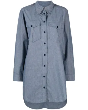 ISABEL MARANT ブリジット チャンブレー ボタン留め シャツドレス - サムネイル1