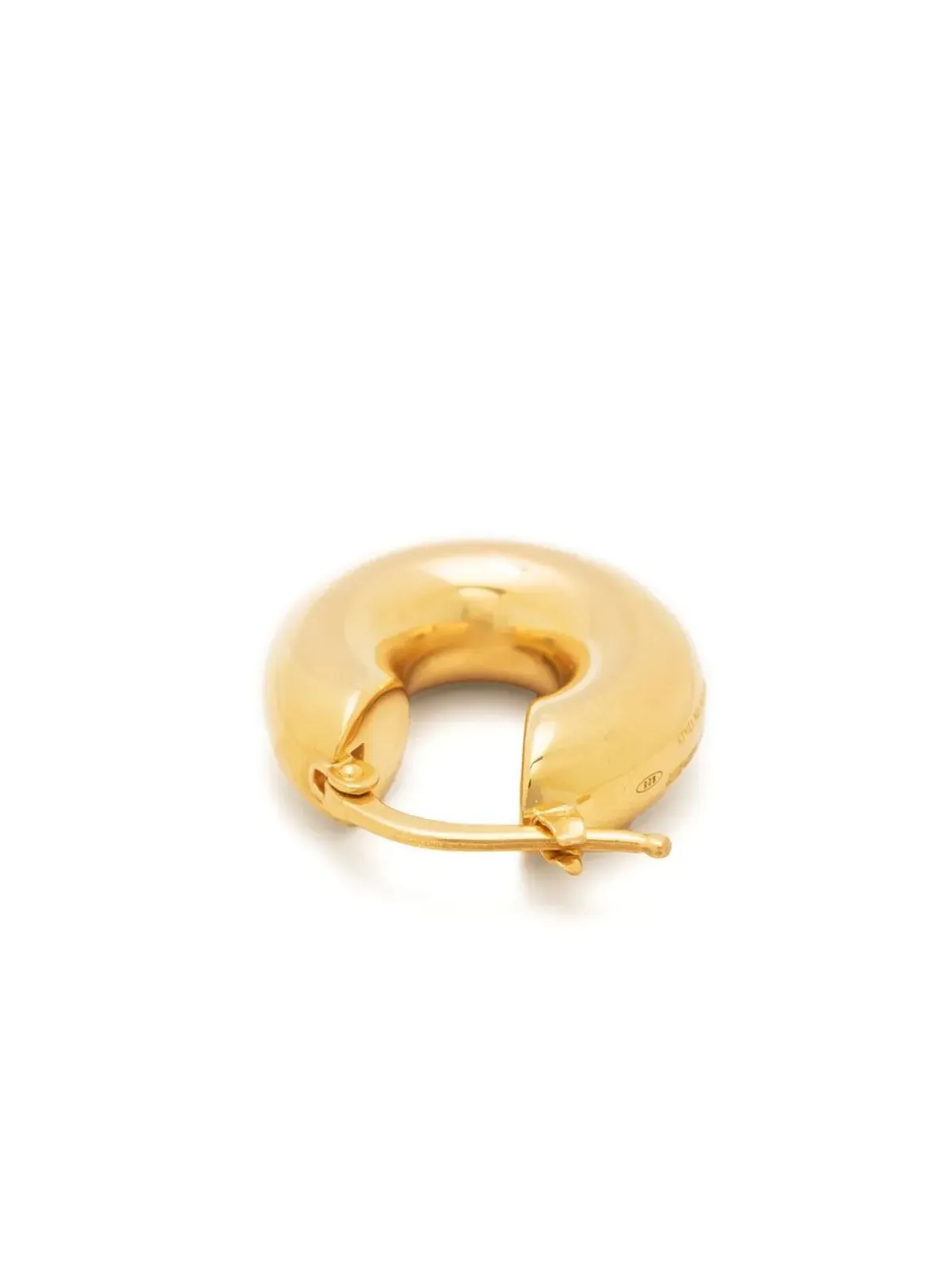 Jil Sander スカルプチュアル・フープピアス - 画像3