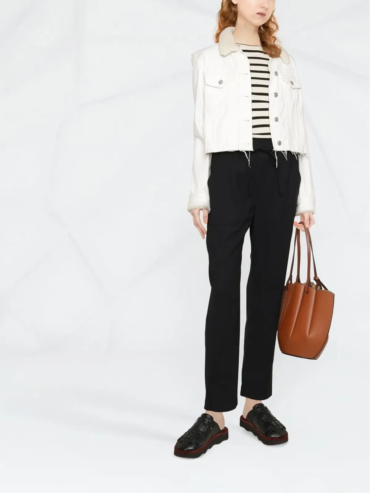 ETRO スリムフィット タイ結びパンツ - 画像2