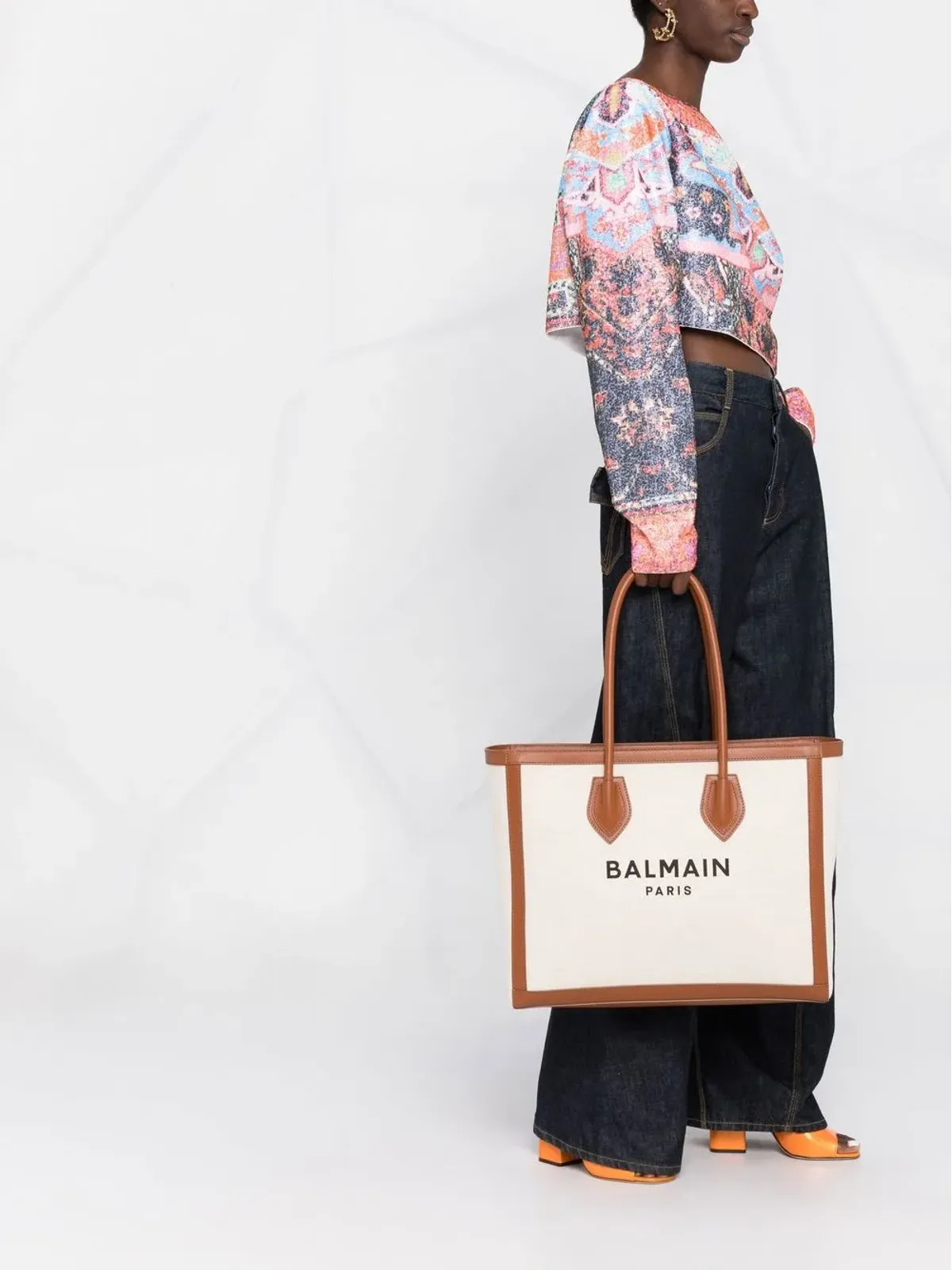 Balmain B-Army ショッパー トートバッグ - 画像2