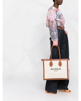 Balmain B-Army ショッパー トートバッグ - サムネイル2