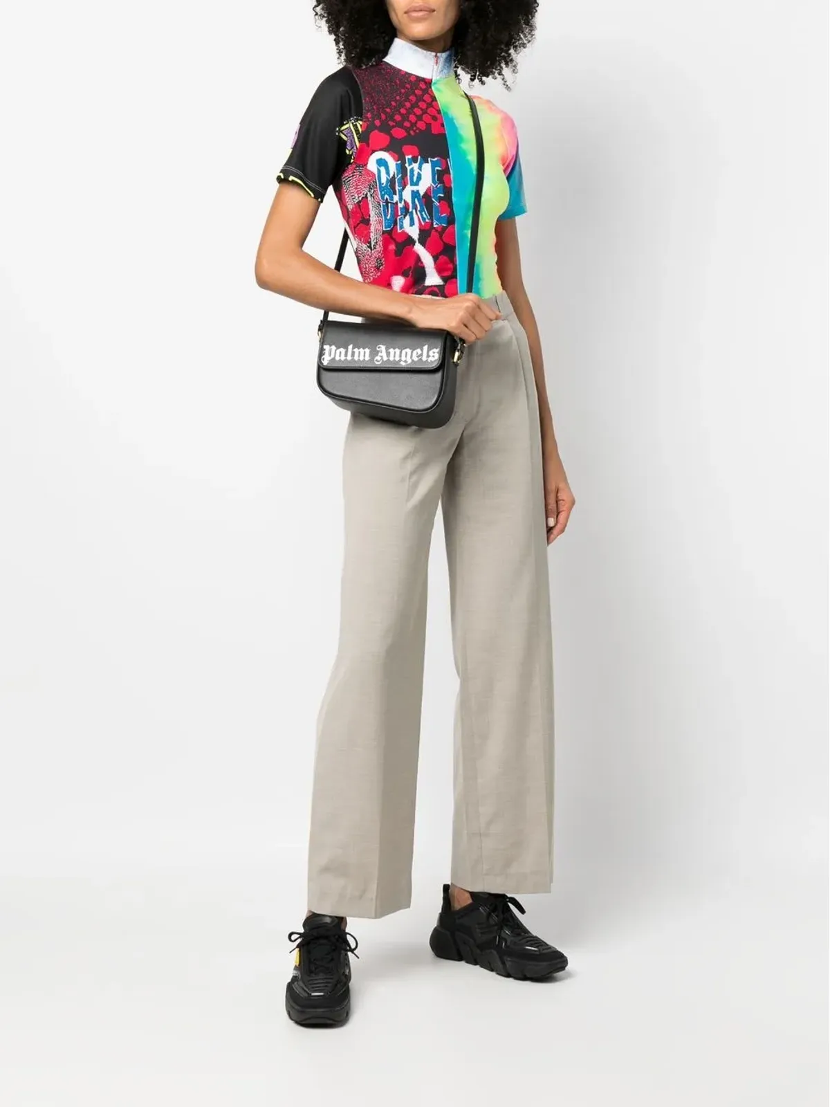 Palm Angels Crash ロゴプリント ショルダーバッグ - 画像2