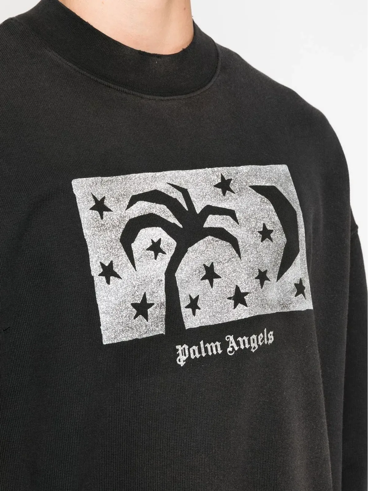 Palm Angels ナイトスカイ ロゴプリント スウェットシャツ - 画像5