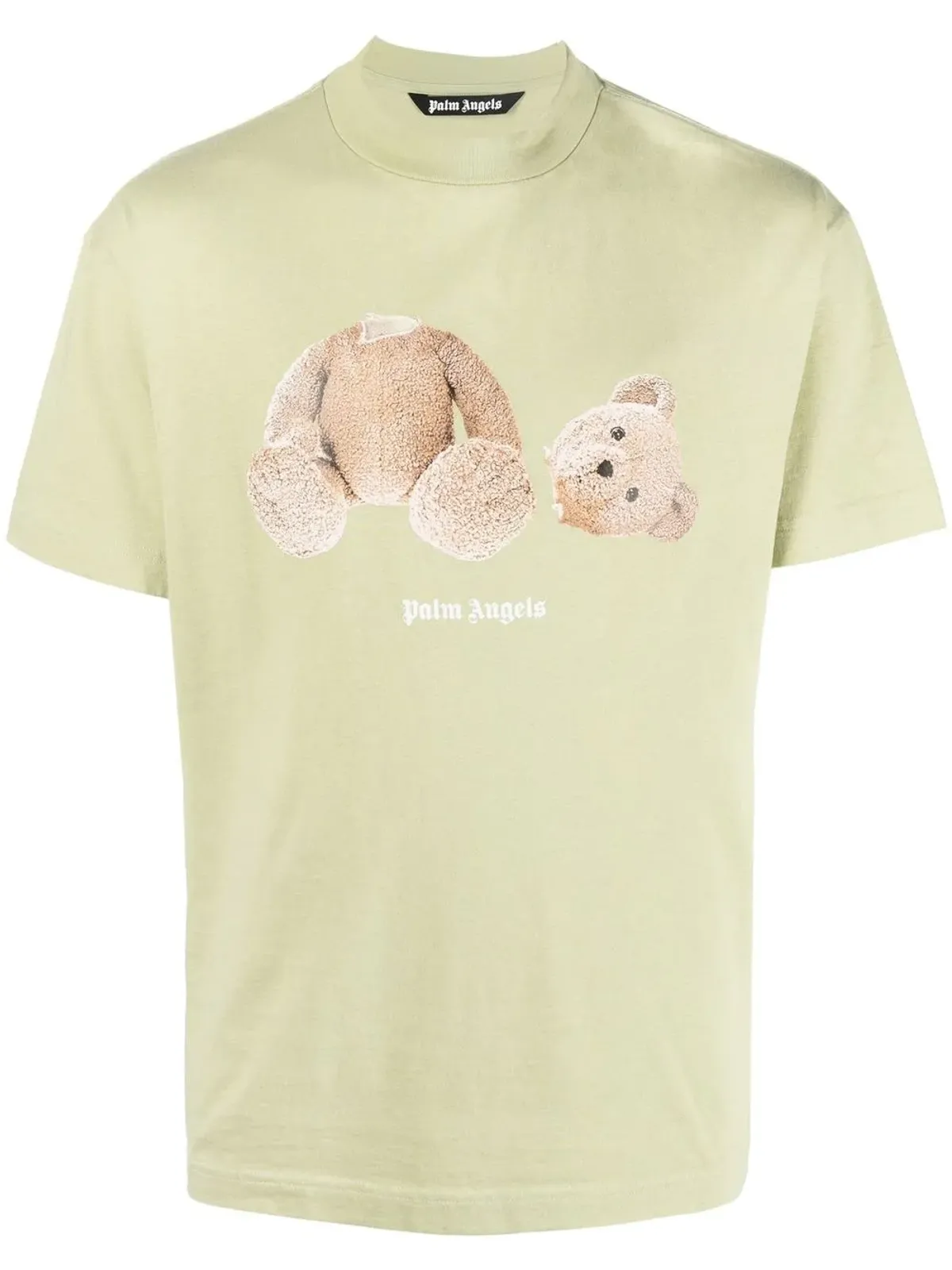 Palm Angels テディベア柄コットンTシャツ - 画像1