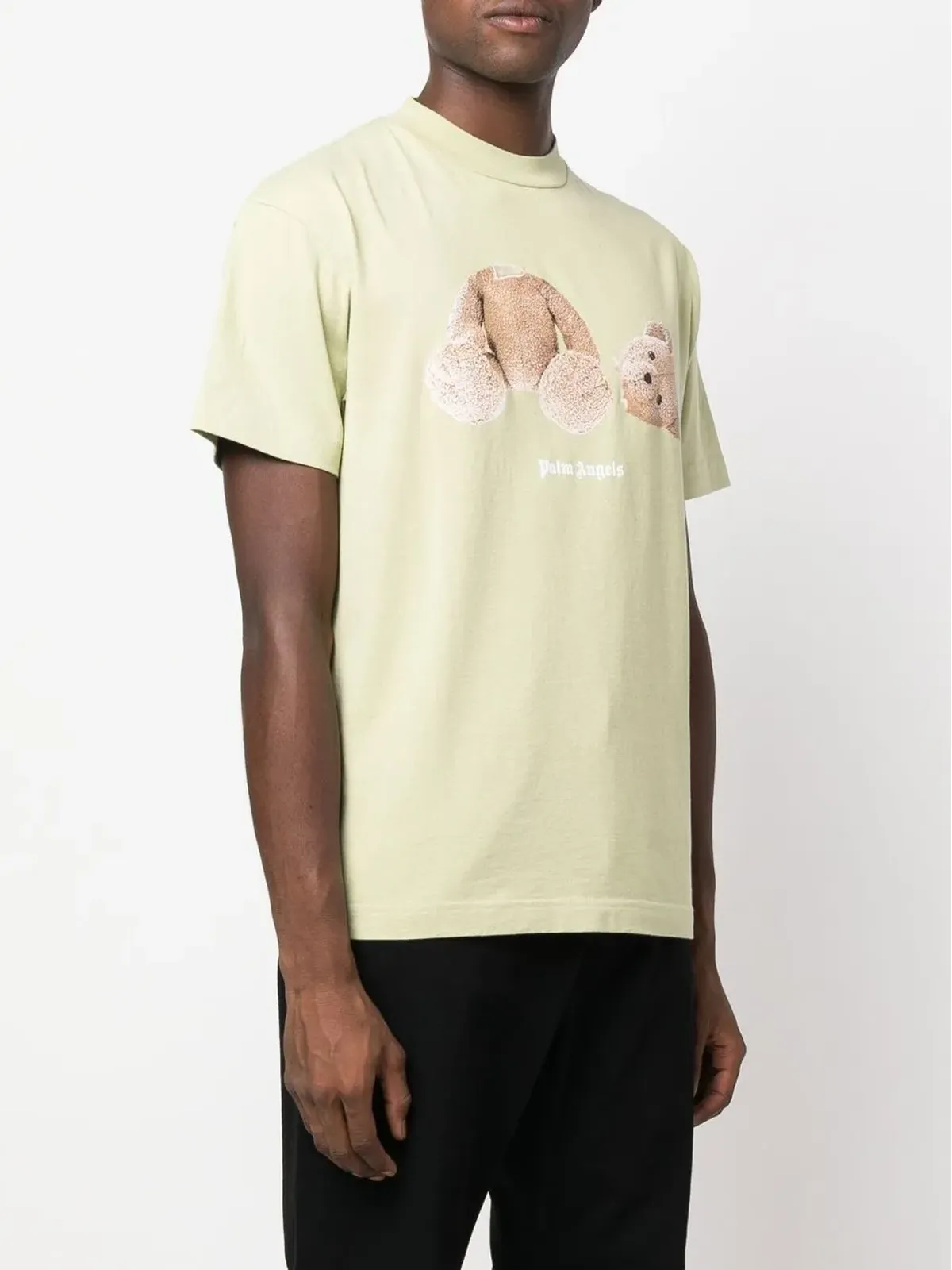 Palm Angels テディベア柄コットンTシャツ - 画像3