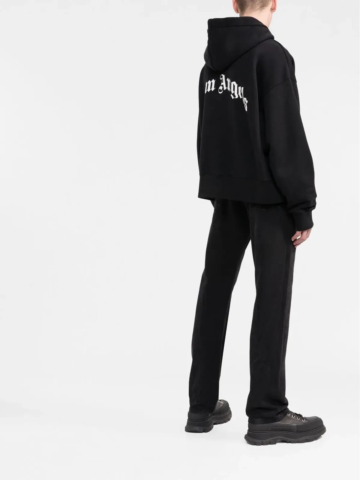 Palm Angels バナナプリント コットン フーディ - 画像4