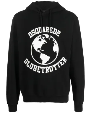 DSQUARED2 グローブトロッター ロゴプリント パーカー - サムネイル1