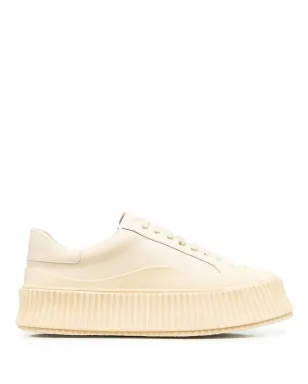 Jil Sander パネルド ローカット レザースニーカー - サムネイル1