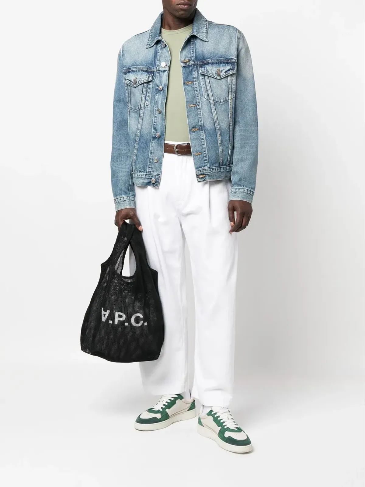 A.P.C. ロゴプリント トートバッグ - 画像2