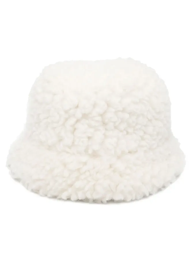 Prada Prada ロゴプレート ウールブレンド バケットハットの商品画像