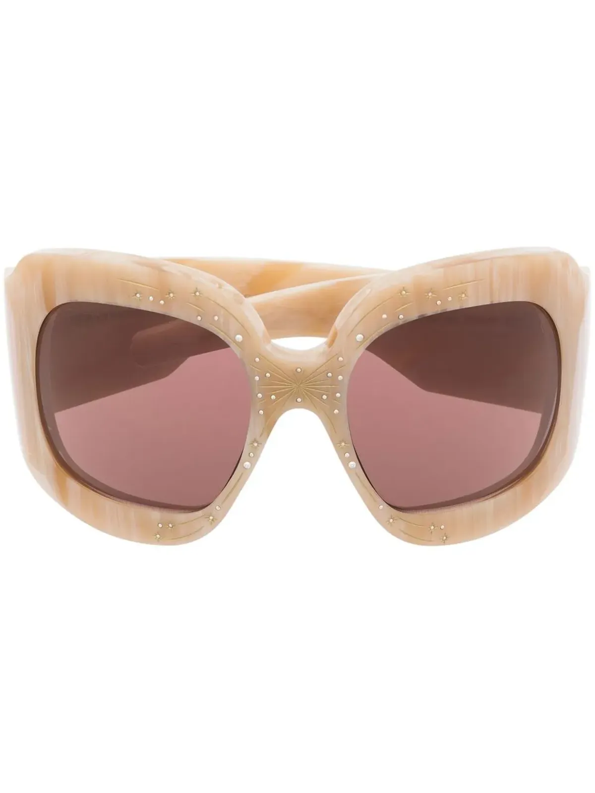 Gucci Eyewear オーバーサイズのティントサングラス - 画像1