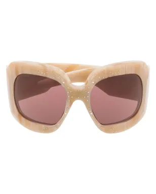 Gucci Eyewear オーバーサイズのティントサングラス - サムネイル1
