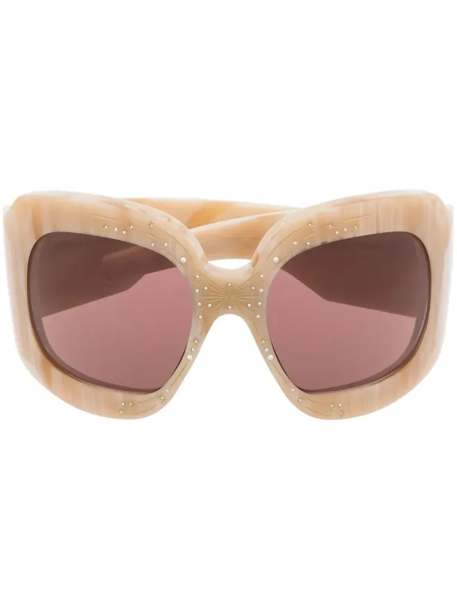 Gucci Eyewear Gucci Eyewear オーバーサイズのティントサングラスの商品画像