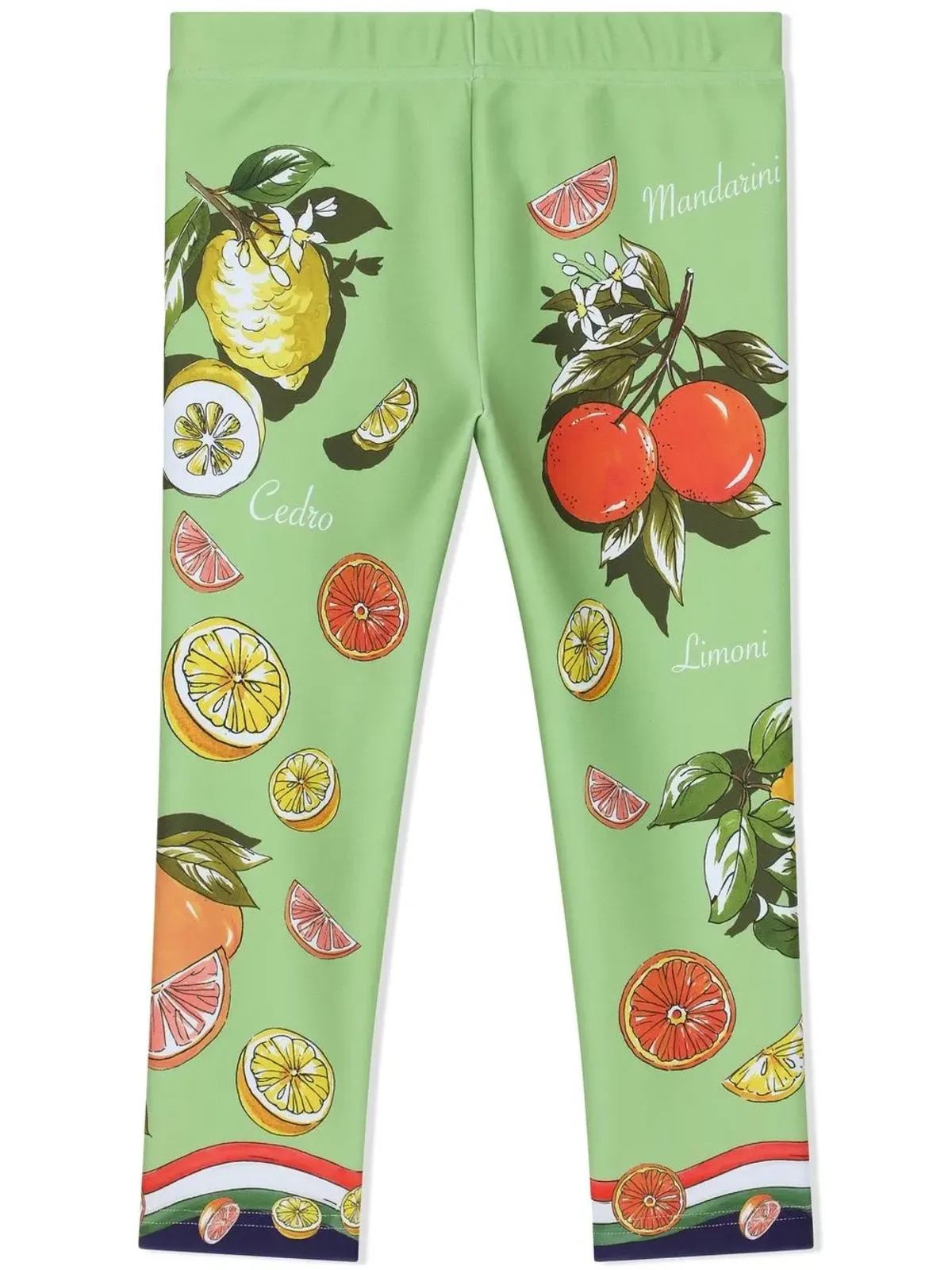 Dolce & Gabbana Kids レモンプリントストレッチレギンス - 画像2